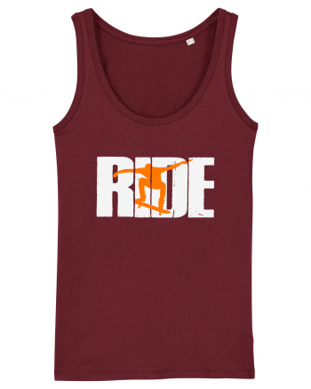 Ride Skateboarding Skateboard Burgundy