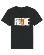 Ride Skateboarding Skateboard Tricou mânecă scurtă Unisex Rocker