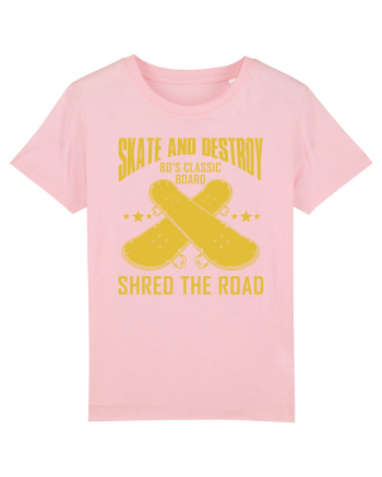 Skate and Destroy Shred The Road Cotton Pink