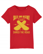 Skate and Destroy Shred The Road Tricou mânecă scurtă  Copii Mini Creator