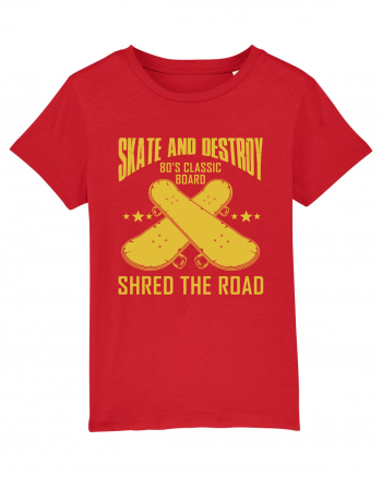 Skate and Destroy Shred The Road Red