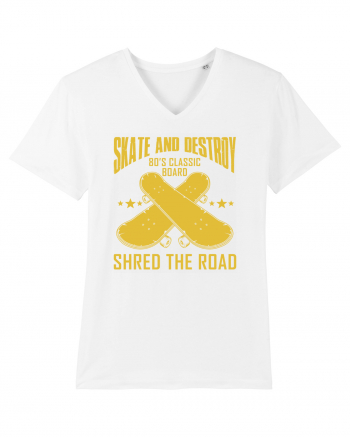 Skate and Destroy Shred The Road White