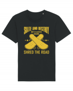 Skate and Destroy Shred The Road Tricou mânecă scurtă Unisex Rocker