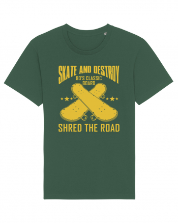 Skate and Destroy Shred The Road Bottle Green