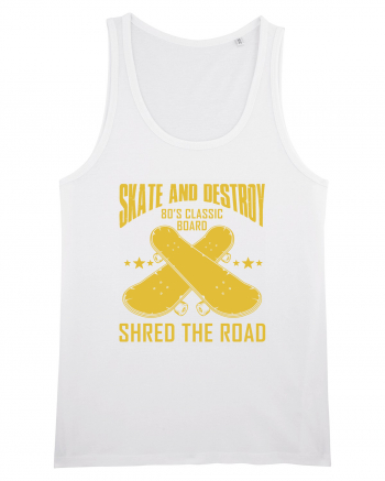 Skate and Destroy Shred The Road White