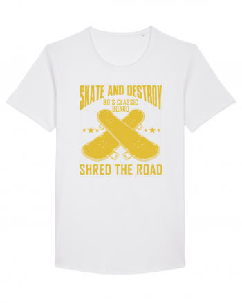 Skate and Destroy Shred The Road White