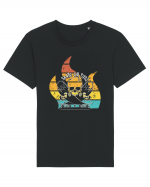 Skate or Die Skateboard Retro Skull Tricou mânecă scurtă Unisex Rocker