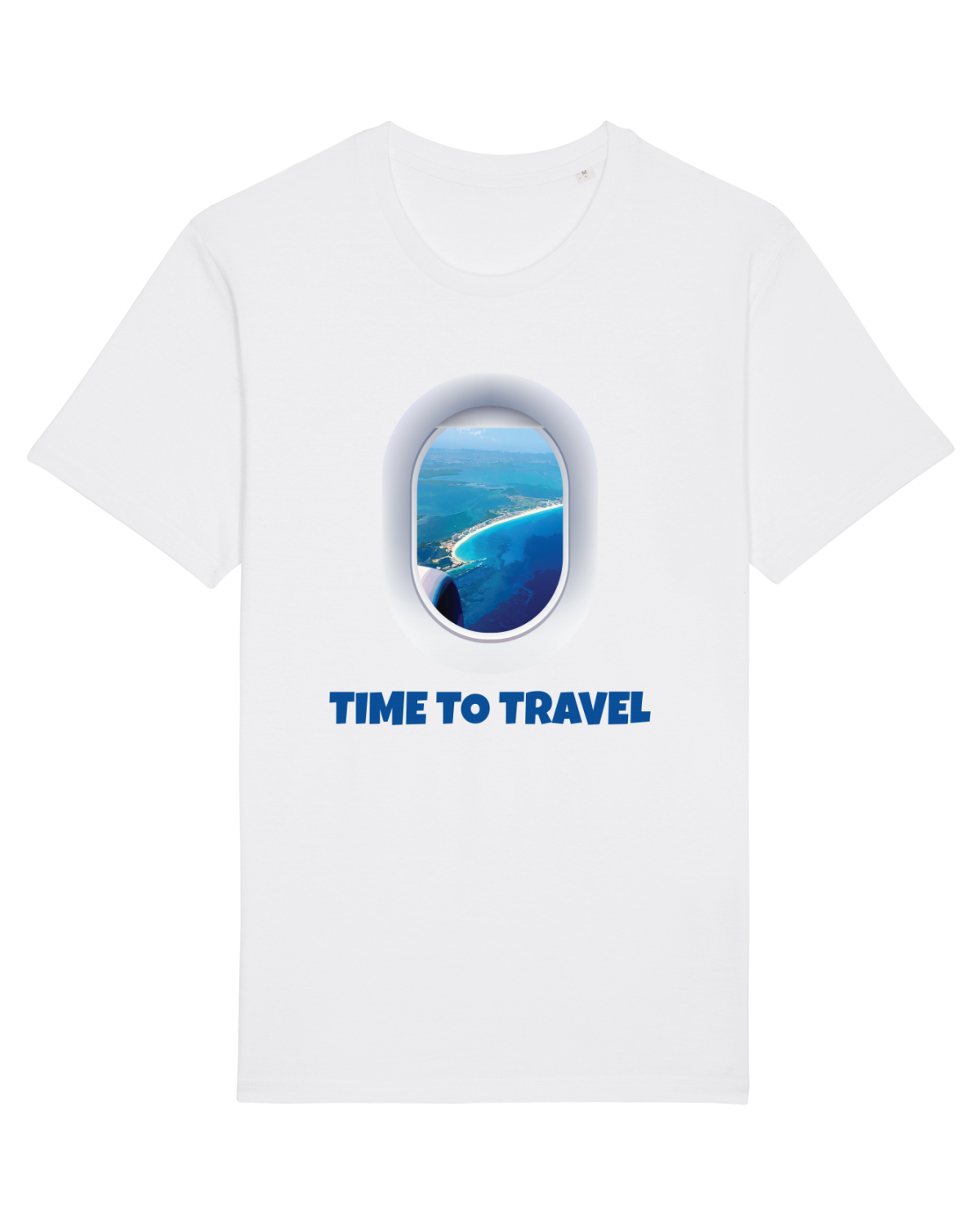 Tricou mânecă scurtă Unisex Rocker White