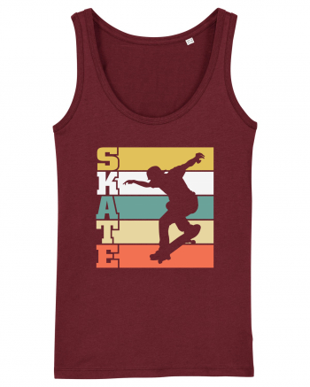 Skate Skateboarder Burgundy