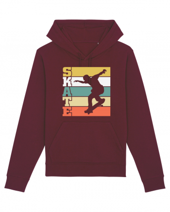 Skate Skateboarder Burgundy