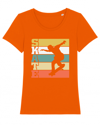 Skate Skateboarder Bright Orange