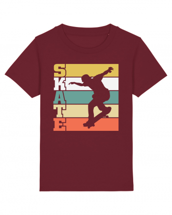 Skate Skateboarder Burgundy