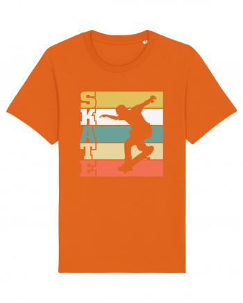 Skate Skateboarder Bright Orange