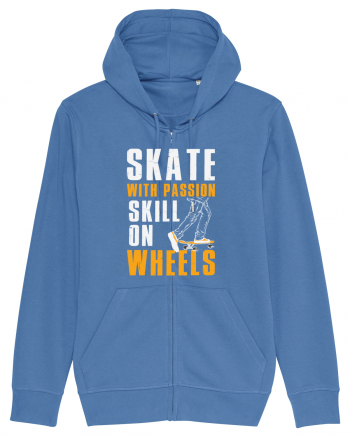 Skate With Passion Skills On Wheels Bright Blue