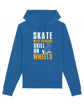 Skate With Passion Skills On Wheels Royal Blue