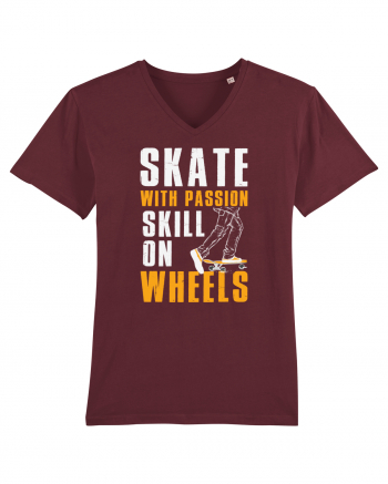 Skate With Passion Skills On Wheels Burgundy