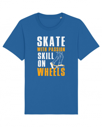 Skate With Passion Skills On Wheels Royal Blue