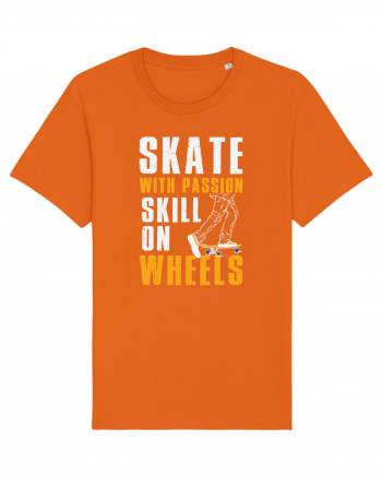 Skate With Passion Skills On Wheels Bright Orange