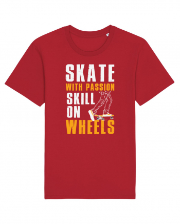 Skate With Passion Skills On Wheels Red