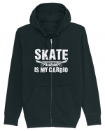 Skateboarding Is My Cardio | Cool Skater Hanorac cu fermoar Unisex Connector