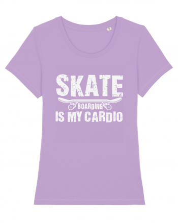 Skateboarding Is My Cardio | Cool Skater Lavender Dawn