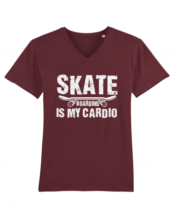 Skateboarding Is My Cardio | Cool Skater Burgundy