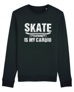 Skateboarding Is My Cardio | Cool Skater Bluză mânecă lungă Unisex Rise