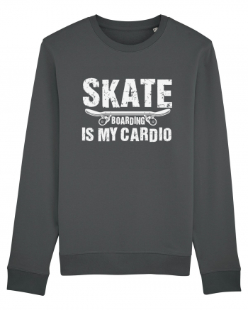 Skateboarding Is My Cardio | Cool Skater Anthracite