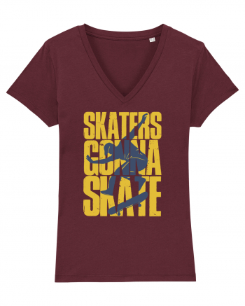 Skaters Gonna Skate Burgundy