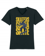 Skaters Gonna Skate Tricou mânecă scurtă guler V Bărbat Presenter