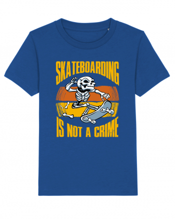 Skeleton Skateboarding Is Not A Crime Majorelle Blue