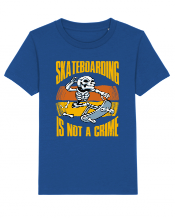 Skeleton Skateboarding Is Not A Crime Majorelle Blue