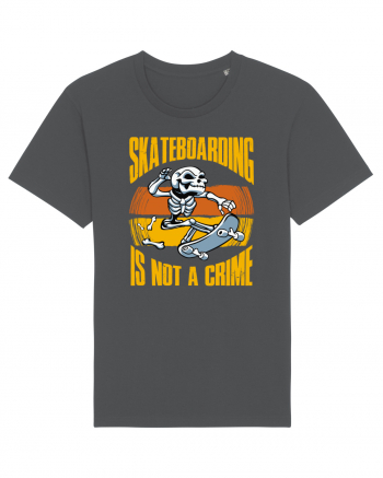 Skeleton Skateboarding Is Not A Crime Anthracite