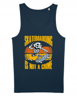 Skeleton Skateboarding Is Not A Crime Maiou Bărbat Runs