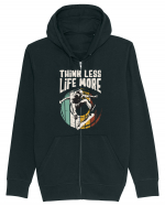 Think Less Life More | Born To Skate Hanorac cu fermoar Unisex Connector