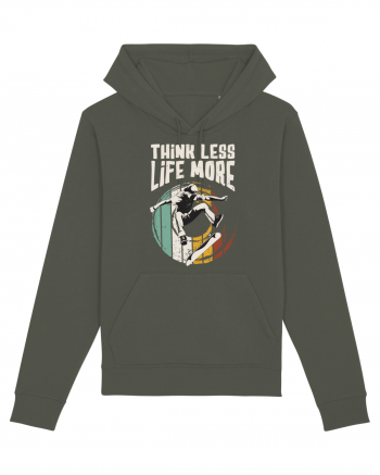 Think Less Life More | Born To Skate Khaki