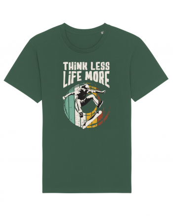 Think Less Life More | Born To Skate Bottle Green