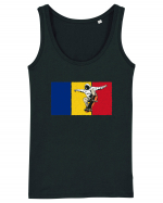 Vintage Romanian Flag Skateboarding Maiou Damă Dreamer