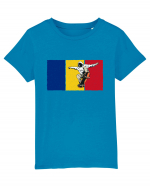 Vintage Romanian Flag Skateboarding Tricou mânecă scurtă  Copii Mini Creator