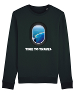 Travel time  Bluză mânecă lungă Unisex Rise