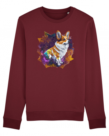 corgi fanatic Burgundy