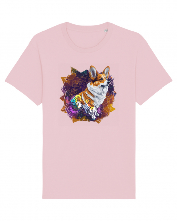 corgi fanatic Cotton Pink