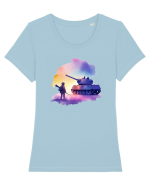 Aquatic Warrior Tricou mânecă scurtă guler larg fitted Damă Expresser