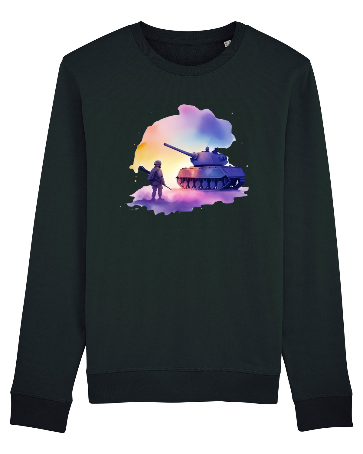 Bluză mânecă lungă Unisex Rise Black