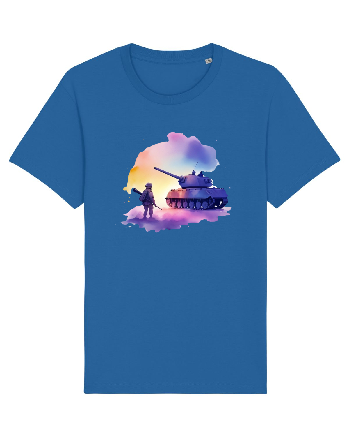Tricou mânecă scurtă Unisex Rocker Royal Blue
