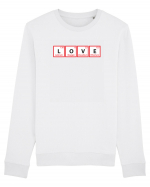 Love (chemical symbols) Bluză mânecă lungă Unisex Rise