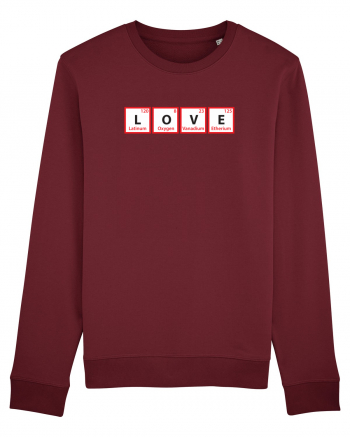 Love (chemical symbols) Burgundy