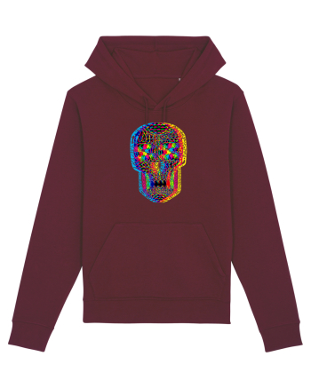 Skull (color) Burgundy