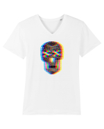 Skull (color) Tricou mânecă scurtă guler V Bărbat Presenter