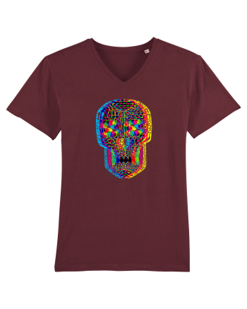 Skull (color) Burgundy